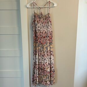 Maurice long floral dress